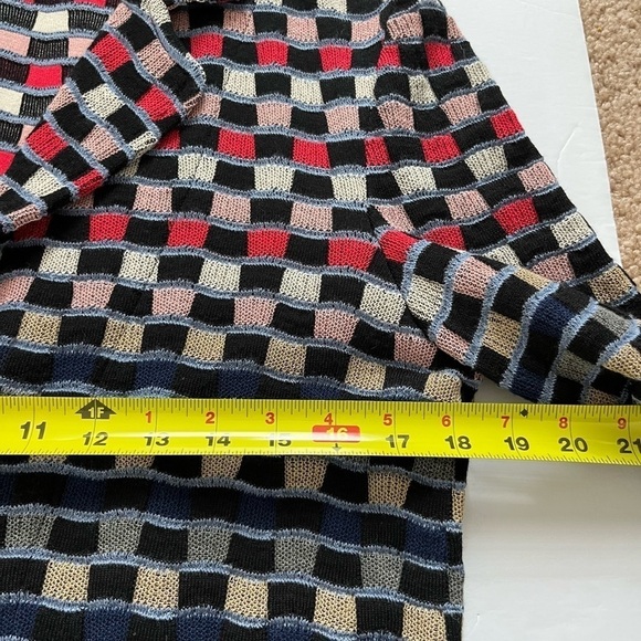 Aldomartins Barcelona Multicolor Button Up Sweater Size 10 - Picture 5 of 9